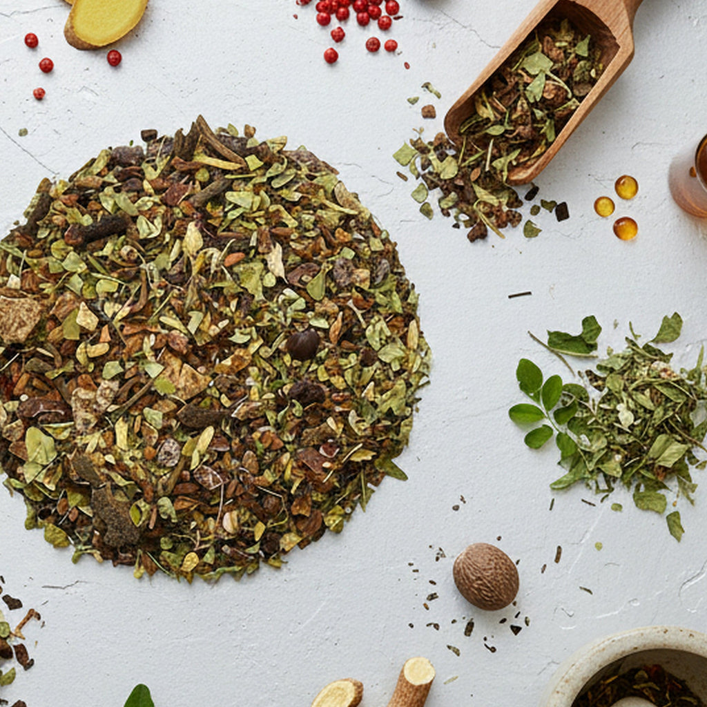 Gingerbread Herbal Tea for Digestion