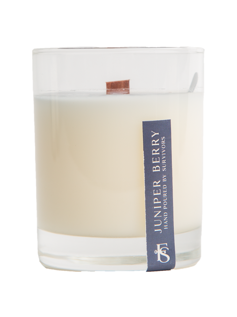 Juniper Berry Wooden Wick Candle