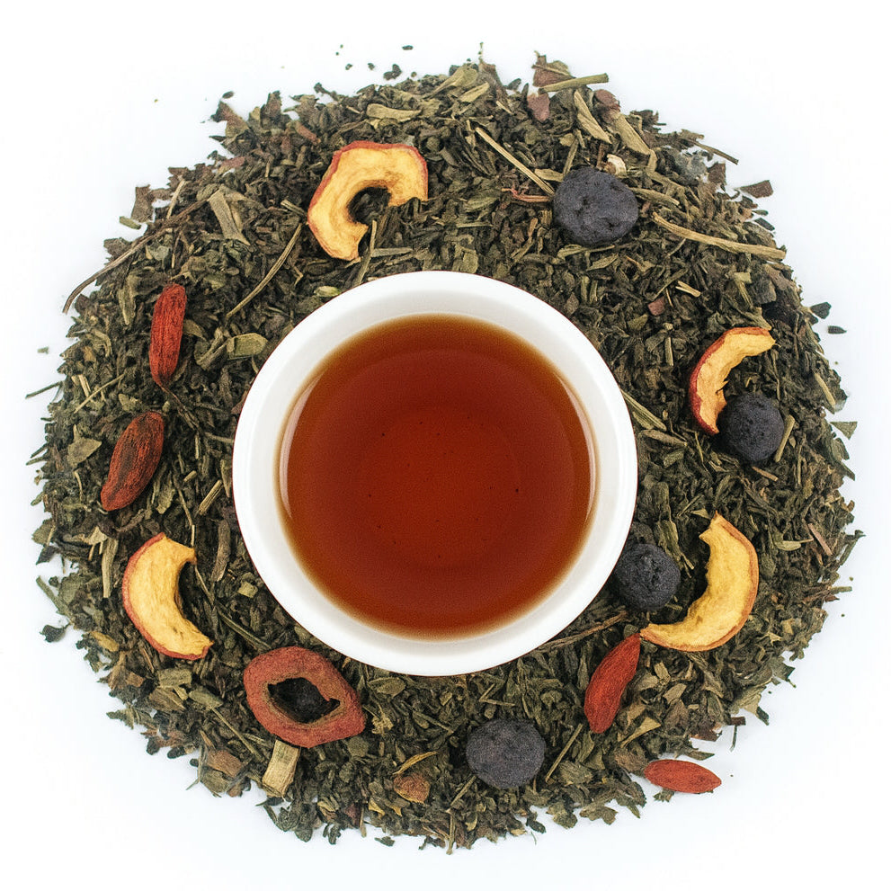 Berry Cooling Tea for Hot Flashes