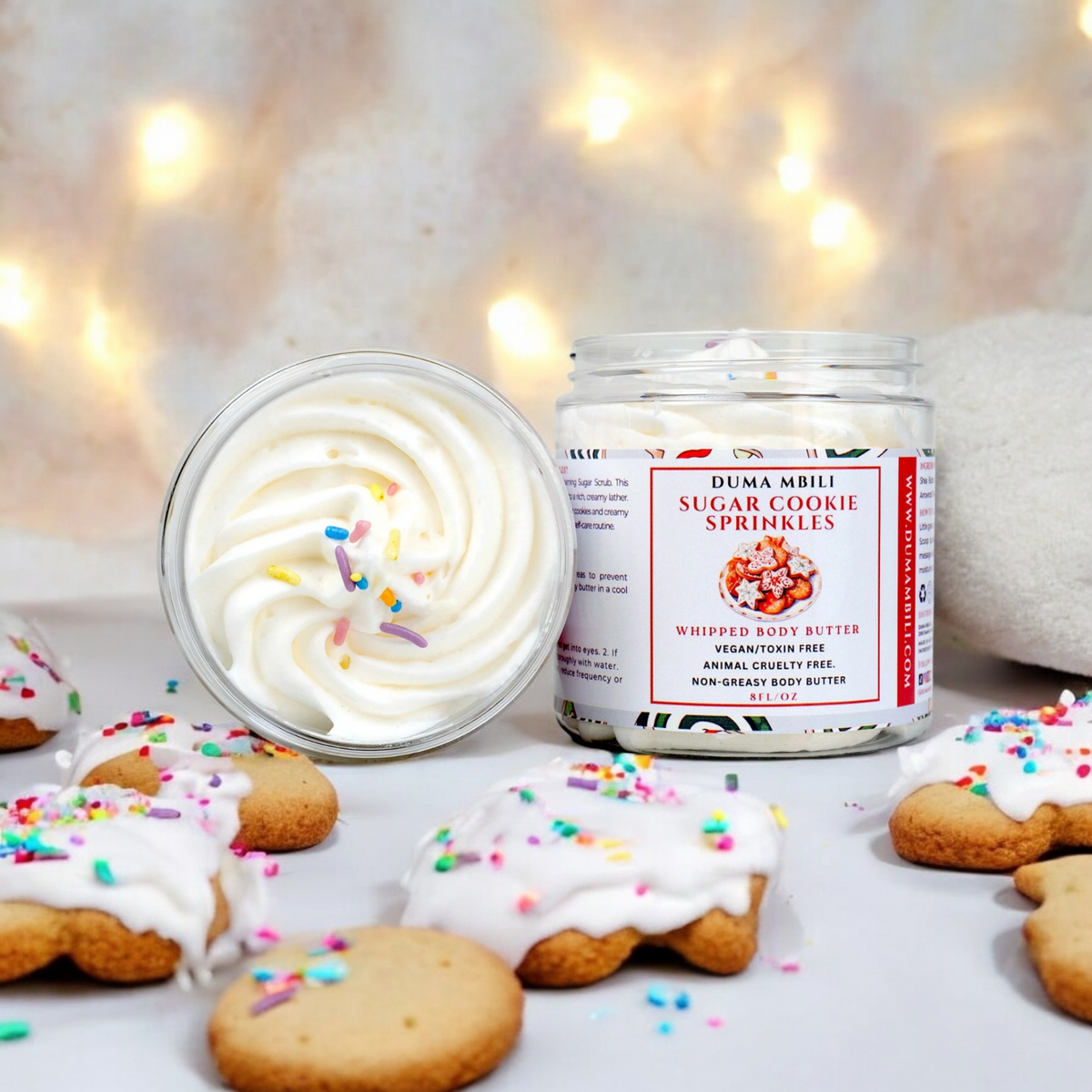 Sugar Cookie Sprinkles Whipped Body Butter